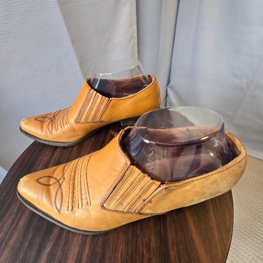Ranchero‎ Vintage Ankle Boots - Size 8 - Picture 7 of 12